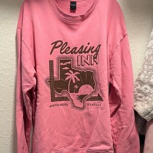 Pink Pleasing inn Sweatshirt